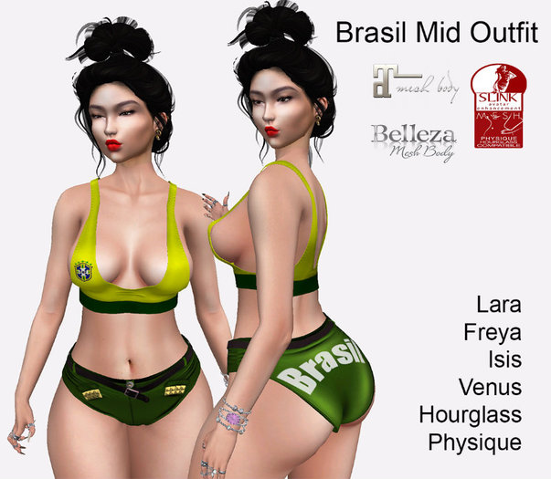 [RSS]Brasil Mid Outfit (Maitreya,Belleza,Slink)