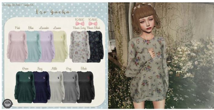 ::C'est la vie !:: Iro Gacha (flower ivory)RARE [BOX]