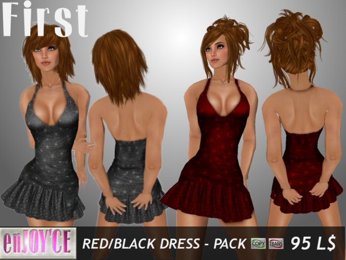 *enJOY'CE* First - red-black dress pack
