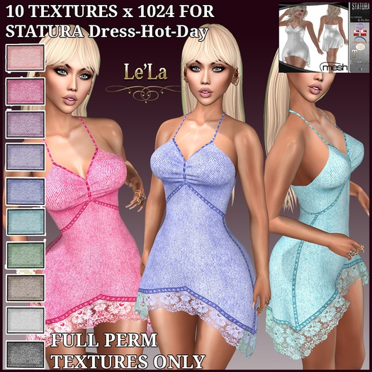 STATURA Dress-Hot-Day Texture Pack 2