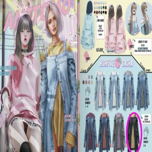 AMITOMO / Highfive GACHA / M /  8 7