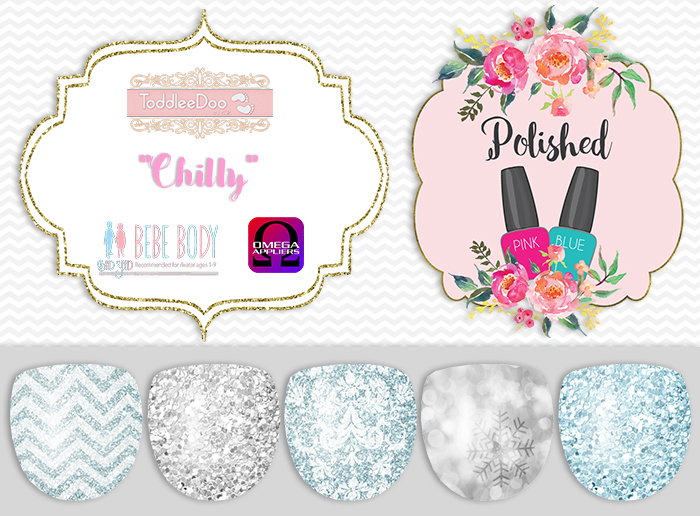 {Polished} FATPACK NAILS - Chilly - TD/Bebe/Tweenster