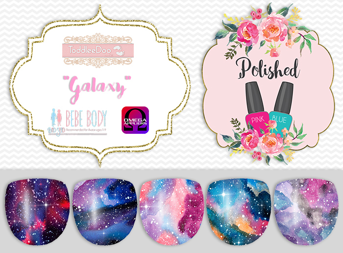 {Polished} FATPACK NAILS - Galaxy - TD/Bebe/Tweenster