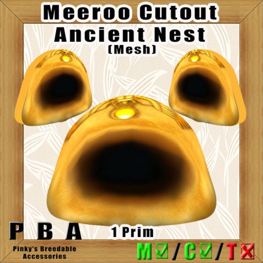 Meeroo Nest Cutout "Ancient" (Mesh)
