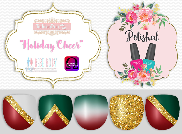 {Polished} FATPACK NAILS - Holiday Cheer - TD/Bebe/Tweenster