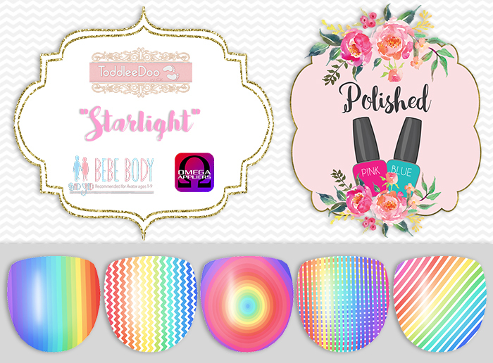 {Polished} FATPACK NAILS - Starlight - TD/Bebe/Tweenster