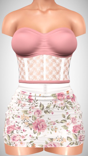 ChicModa // Grace Dress // PINK FLORAL (Add Me)