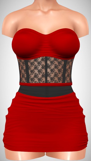 ChicModa // Grace Dress // RED (Add Me)