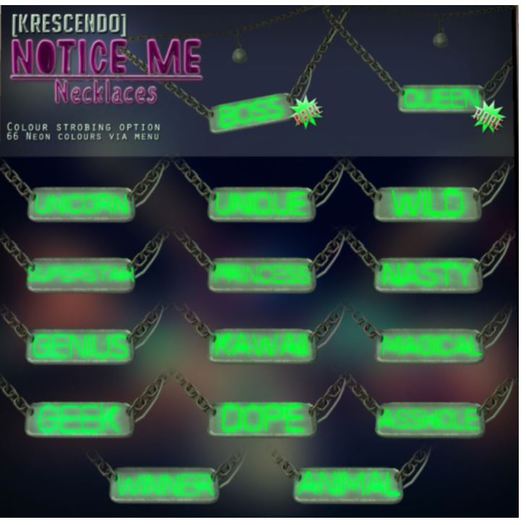 [Kres] Notice Me Necklace - Magical