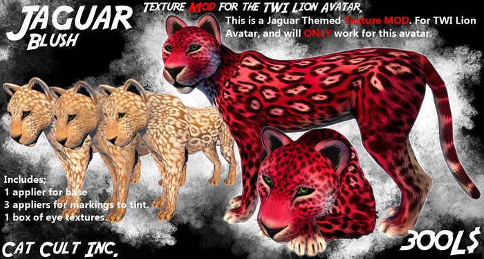 Cat Cult Inc. Jaguar Blush (BOXED)