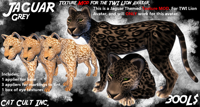 Cat Cult Inc. Jaguar Grey (BOXED)