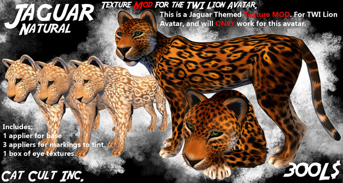 Cat Cult Inc. Jaguar Natural (BOXED)