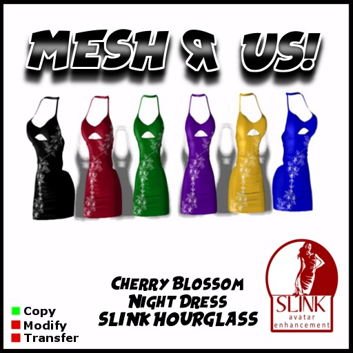 CHERRY BLOSSOM NIGHT DRESS_SLINK HOURGLASS