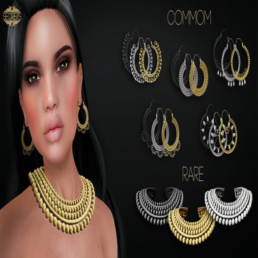 -SECRETS-Marrocos Earring 3 - Black