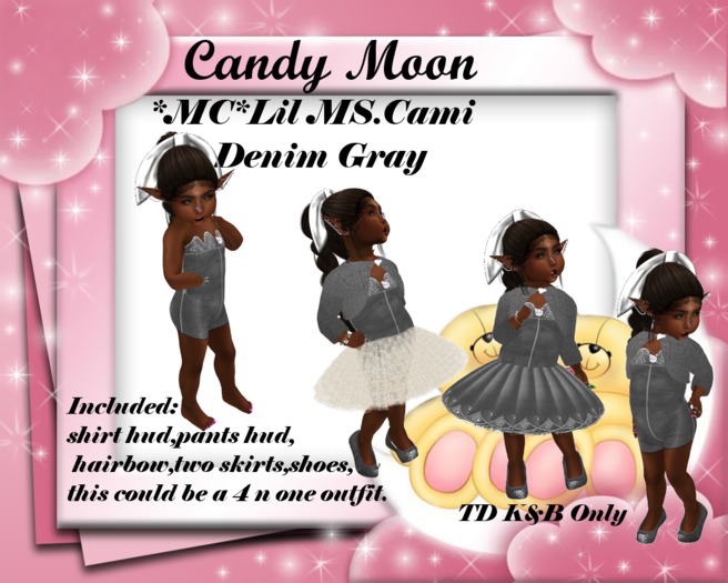 *MC*Lil MS Cami  Denim Gray
