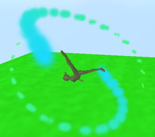 Tiny Garden old-Green Bronze Ballerina