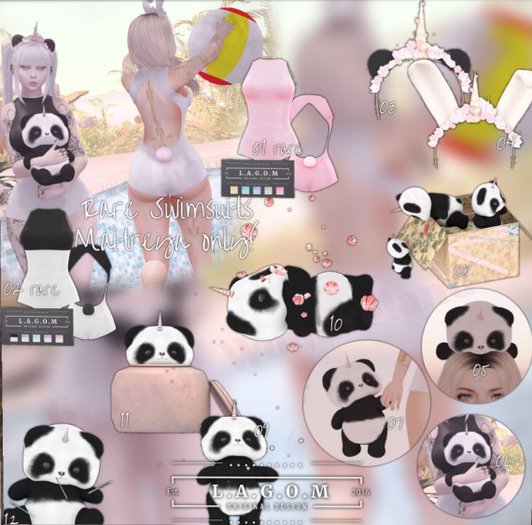 01. LAGOM - Tilly Swimsuit - Solids RARE