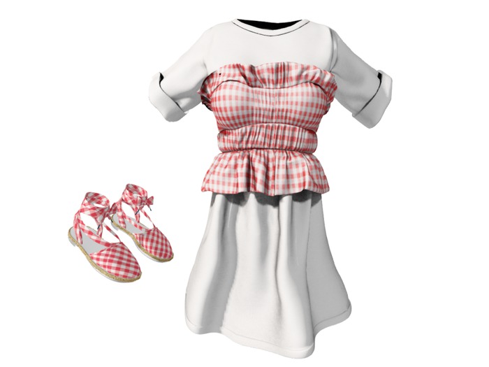 Dress 900 & Slink Flat Sandal Box No.1