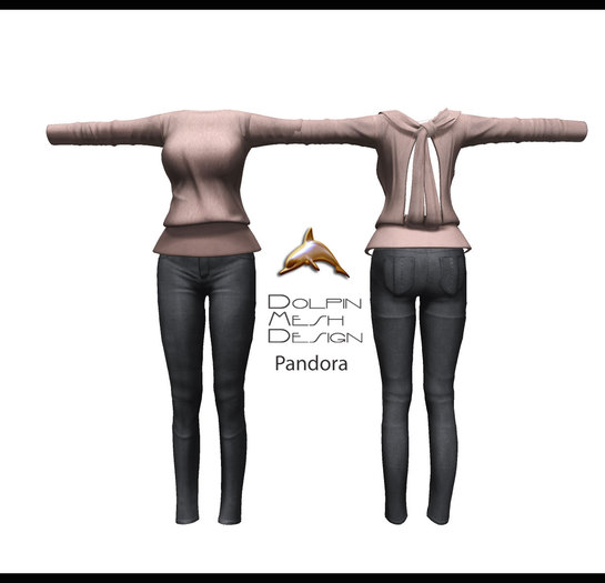 [Dolphin Design Mesh]Full permissions Pandora