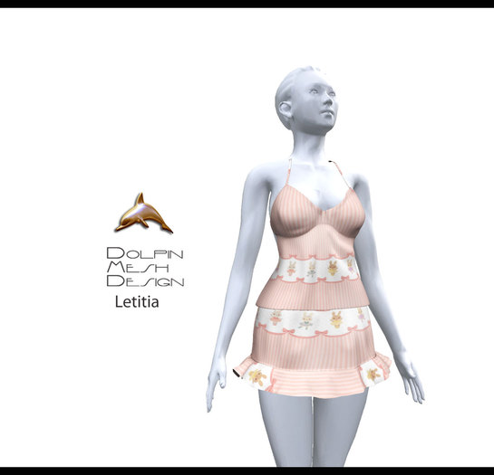 [Dolphin Design Mesh]Letitia