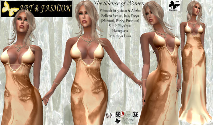 ART & FASHION - THESILENCEOFWOMEN LONG DRESS