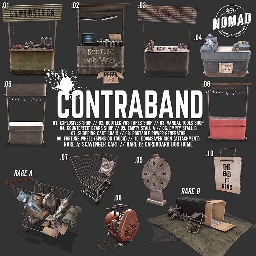 NOMAD // CONTRABAND Complete Set w/ RARE's