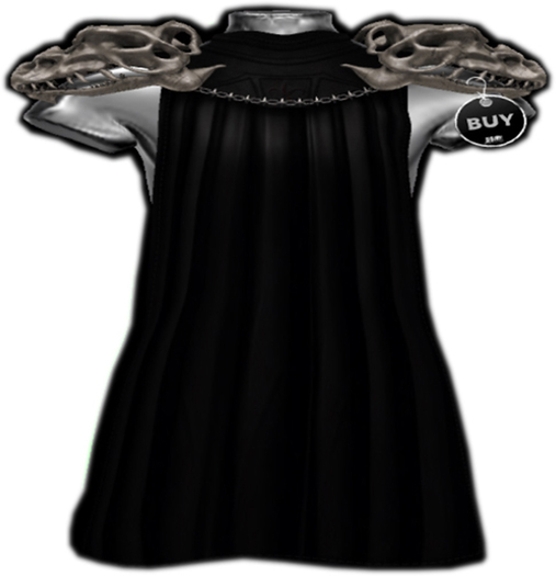 [BODY FACTORY] Asgard Shoulder Armor (Black) - BOX