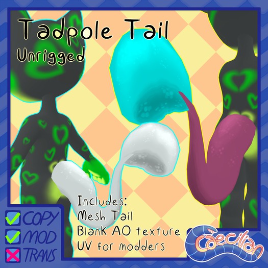 Caecilian - Tadpole Tail Unrigged (DISCOUNTED)
