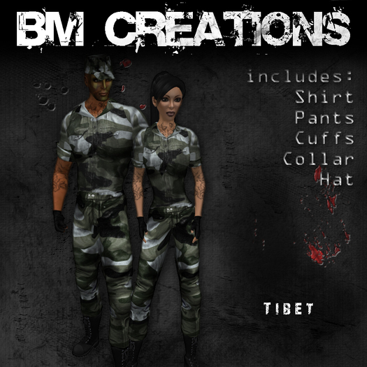 BDU Combat Uniform Tibet