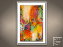 LUSCIOUS Abstract Expressionist Art | Mesh Wall Canvas Panel