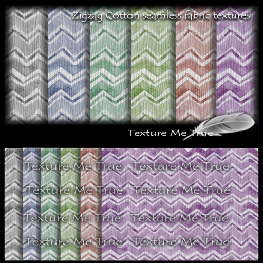 TMT Zigzag Cotton seamless fabric textures