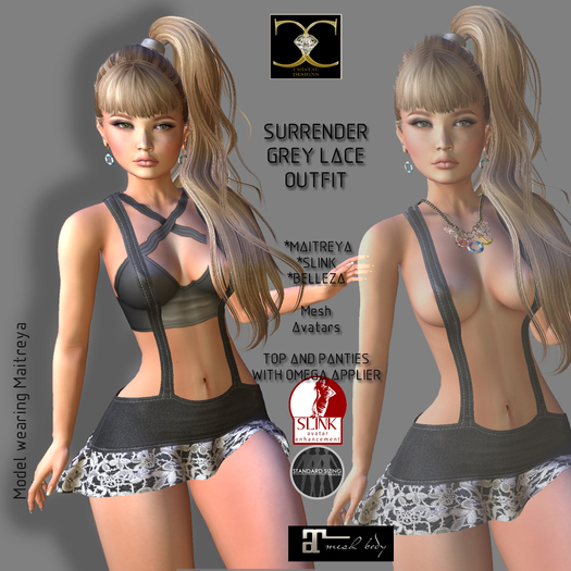SURRENDER GREY LACE