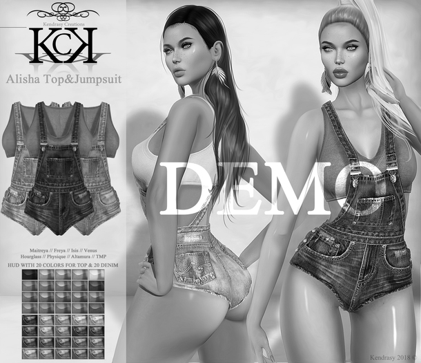 :::KC::: Alisha Top & Jumpsuit // DEMO