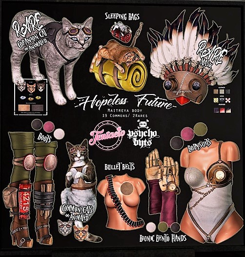 Tentacio &.{PSYCHO:Byts}. Hopeless future. BLACK with RARES