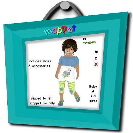 Moppet Bees Knees Capri Set