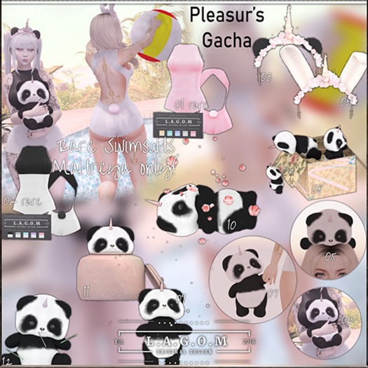 01. LAGOM - Tilly Swimsuit - Solids RARE