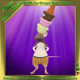 Peeps Muso Waffle Ice Cream Swim Trunks Muso Mouse