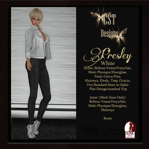 !CST Designs Presley White Vendor