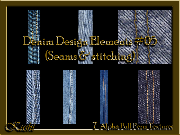 Denim Design Elements #05 Textures