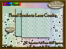 Floral Broderie Lace Alpha Combo Textures