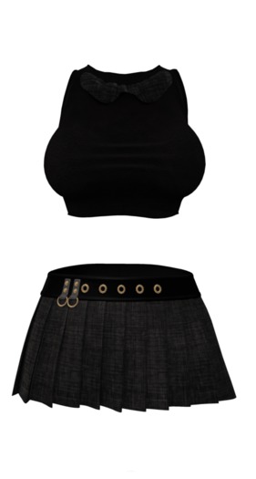 { An@rchy Ink } Skool Girl Outfit - Black - wear