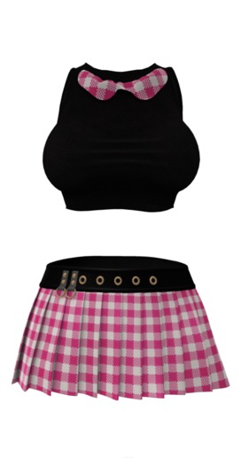 { An@rchy Ink } Skool Girl Outfit - Pink - wear