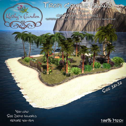 Kathy`s Garden Tropi Couple Island