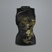 Snapshot gold asian dragon mesh cheongsam minidress 001 512 square