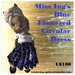 Miss ing's dinkie blue flowered circular dress set pic