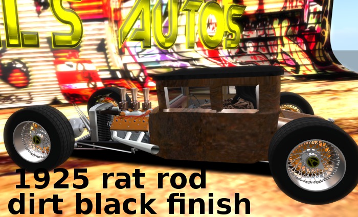 1925 rat rod/dirt black9boxed)