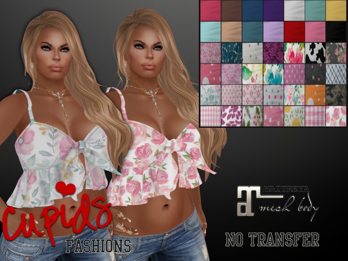 *CF* Ruffle Halter Top Maitreya BAG