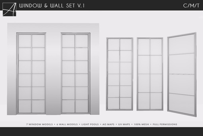 [AC] Window & Wall Set V.1 (Crate)