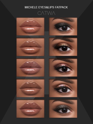 S.E CATWA MICHELE FNTY EYES&LIPS FATPACK