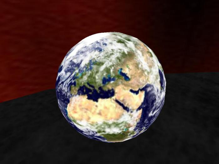 rotating earth tip jar